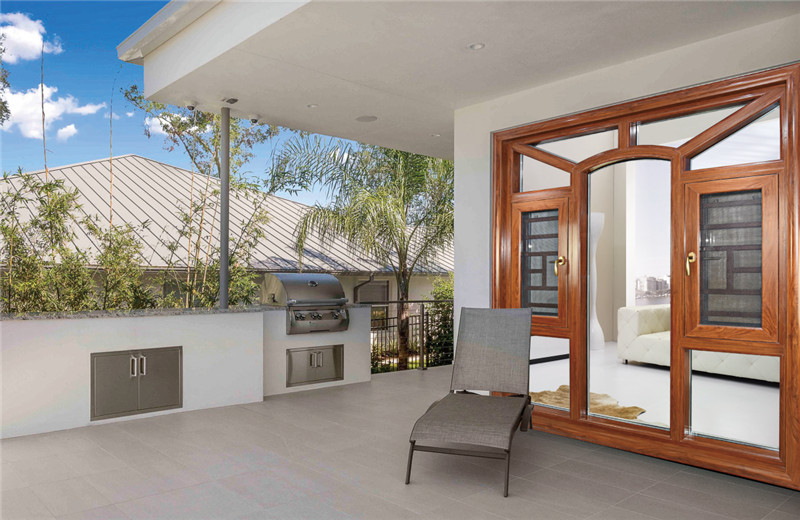 120断桥窗纱一体平开窗