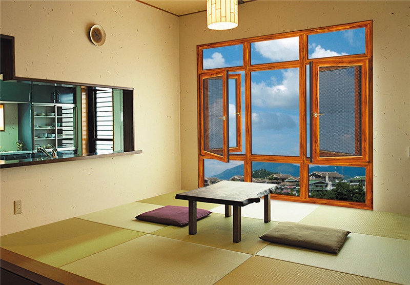 138断桥窗纱一体平开窗